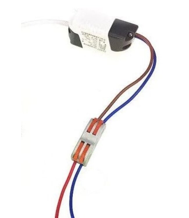 Snelkoppeling Verbindingslasklem 3-Vaks | Doorverbinder 3x3 |  0.08-4 mm² | Grijs | 32A