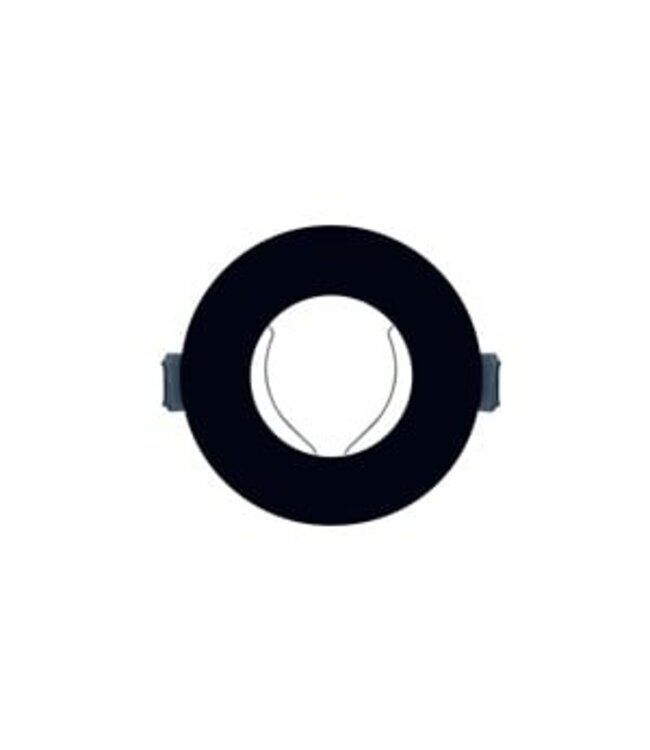 Mini Led Spot Armatuur Zwart, IP65 waterbestendig, Gatmaat 43mm, incl. GU10 Fitting