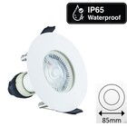 Led Spot Armatuur wit , IP65 waterbestendig, Gatmaat 70mm, incl. GU10 Fitting