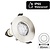 Led Spot Armatuur Staal , IP65 waterbestendig, Gatmaat 70mm, Incl. GU10 Fitting