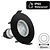 Led Spot Armatuur Zwart , IP65 waterbestendig, Gatmaat 70mm, Incl. GU10 Fitting