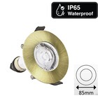 Led Spot Armatuur Antiek Brons / Messing , IP65 waterbestendig, Gatmaat 70mm, Incl. GU10 Fitting