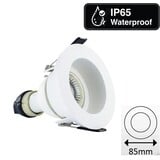 Led Spot Armatuur Verdiept Wit, IP65, Incl. GU10 Fitting