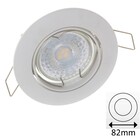 Inbouw LED Spot Wit met Klemveer - IP20 - Gatmaat 72mm