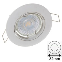Inbouw LED Spot Wit met Klemveer - IP20 - Gatmaat 72mm