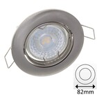 Inbouw LED Spot Staal/Nickel met Klemveer - IP20 - Gatmaat 72mm
