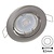 Inbouw LED Spot Staal/Nickel met Klemveer - IP20 - Gatmaat 72mm