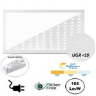 Back-lit UGR19 LED Paneel 30x60cm, 22w, 2310 Lumen (105lm/w), Color Switch (3000/4000/6000K), Flikkervrije Philips LED Driver, Stekkerklaar, 3 Jaar Garantie