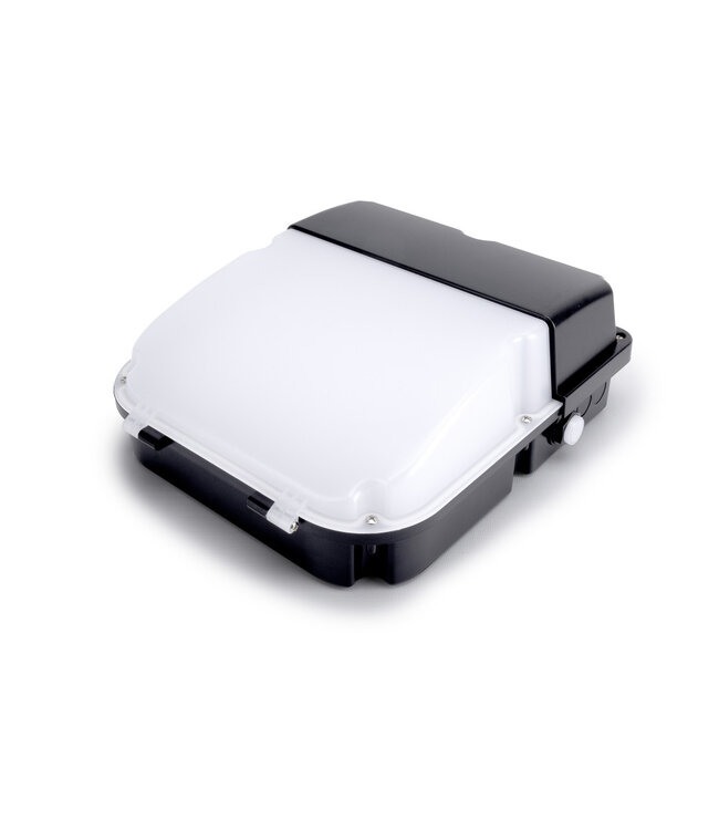 LED Wallpack Slim 20/30w, 2400/3600 Lumen, CCT Switch (3000K/4000K/6000K), Met Schemersensor, IP65, IK10, 3 Jaar Garantie