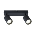 Opbouw Bar Spot Armatuur Zwart Siena - 2x GU10 (max 10 watt per spot) - IP20