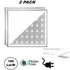 2 PACK - ECO Backlit LED Paneel 60x60cm, Smalle Rand, 40w, 4000 Lumen (100lm/w), Flikkervrije Driver, 2 Jaar Garantie