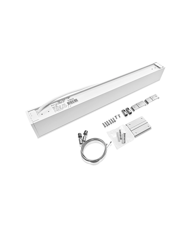 Led Linear Lamp 150cm, 48w, 5280 Lumen (110lm/w), 3000K Warm wit, Witkleurige behuizing, Koppelbaar, 3 Jaar Garantie