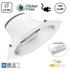 CCT Reflector Led Downlighter 10-35w, 1000-3500 Lumen, gatmaat Ø195mm, UGR19, PHILIPS LED Driver incl. Stekker 3 Jaar Garantie