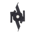 3 Fase Rail 4 Wire Systeemplafondbeslag - Zwart