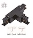 Universele 3 Fase Rail 4 Wire T-Verbinding - LINKS - BINNENLIJN en BUITENLIJN - Zwart