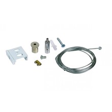 3 Fase Rail Ophangset met Plafondbeslag - Wit