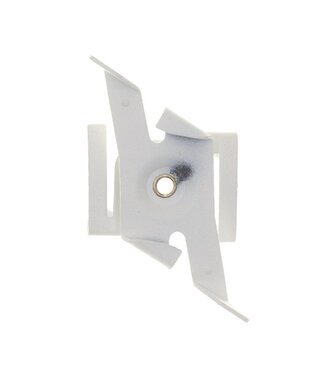 3 Fase Rail 4 Wire Systeemplafondbeslag - Wit