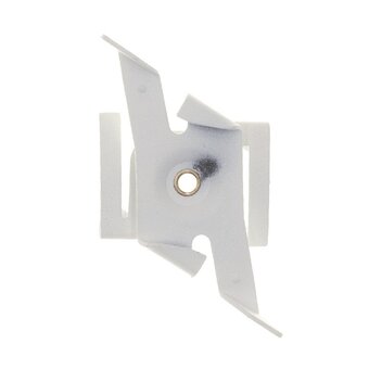 3 Fase Rail 4 Wire Systeemplafondbeslag - Wit