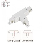 Universele 3 Fase Rail 4 Wire T-Verbinding - LINKS - BINNENLIJN en BUITENLIJN - Wit