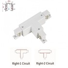 Universele 3 Fase Rail 4 Wire T-Verbinding -RECHTS - BINNENLIJN en BUITENLIJN - Wit