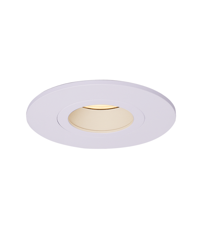 Inbouw Led Spot Armatuur Verdiept Wit, IP65, Kantelbaar, Gatmaat 68mm