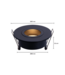 Inbouw Led Spot Armatuur Verdiept Zwart, IP65, Kantelbaar, Gatmaat 68mm