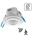 Inbouw Bewegingsmelder, 360 graden, Max. 800w, IP20, 2 Jaar Garantie