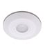 Opbouw Bewegingsmelder Plat, 360 graden, Max. 2000w, Diameter Ø115mm, IP20, 2 Jaar Garantie