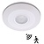 Opbouw Bewegingsmelder Plat, 360 graden, Max. 2000w, Diameter Ø115mm, IP20, 2 Jaar Garantie