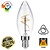 SPL E14 Led Kaarslamp C35 Slim-Flex, 3,2 Watt, 320 Lumen, 2200K Flame, CRI90, Dimbaar, 2 Jaar Garantie