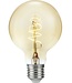 SPL E27 Led Bollamp G80 Slim-Flex, 4,2 Watt, 470 Lumen, 2200K Flame, CRI90, Dimbaar, Goudkleurig Glas, 2 Jaar Garantie