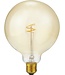 SPL E27 Led Bollamp G125 Slim-Flex, 4,2 Watt, 470 Lumen, 2200K Flame, CRI90, Dimbaar, Goudkleurig Glas, 2 Jaar Garantie
