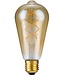 SPL E27 Led Bollamp ST64 Slim-Flex, 5 Watt, 460 Lumen, 2200K Flame, 3 Steps-Dim (100%/50%/25%), Goudkleurig Glas, 2 Jaar Garantie