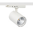 3 Fase LED Rail Spot Koker, TRIAC-Dimbaar,  Wattage switch: 10/20/30w,  CCT-Switch, 950 tot 2850 lumen, CRI>90, Witte Behuizing , 3 Jaar Garantie