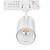 3 Fase LED Rail Spot Koker, TRIAC-Dimbaar,  Wattage switch: 10/20/30w,  CCT-Switch, 950 tot 2850 lumen, CRI>90, Witte Behuizing , 3 Jaar Garantie