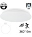 Led Plafonnière 12w met Bewegingssensor, 960 Lumen, 4000K Neutraal Wit, IP44, Ø260mm, 2 jaar garantie