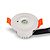 Mini LED Nood Spot/Downlighter Wit, 3w, 250 lumen, Ø42 mm gatmaat, 2 Jaar Garantie