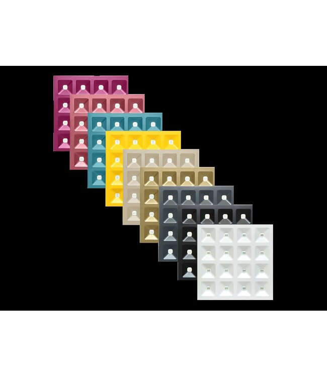 GRILL LED Paneel 60x60cm, Power switch 15-36W, 2250-5040 Lumen (140-150lm/w), UGR<16, 5 Jaar Garantie