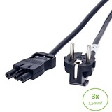 GST18 Netsnoer  met Female - Tot 3 Meter leverbaar