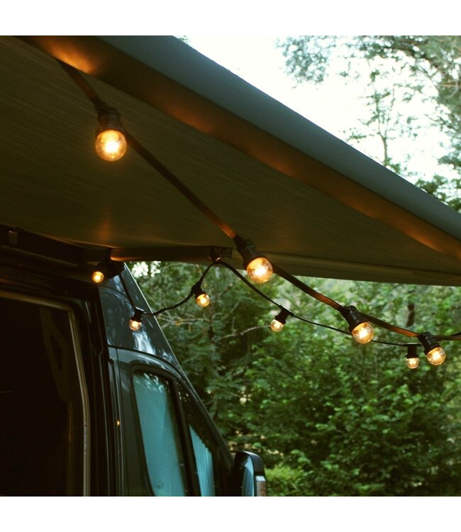 E27 0,7w Bol Lamp, 30 Lumen, Transparante Kap, 2000K Flame