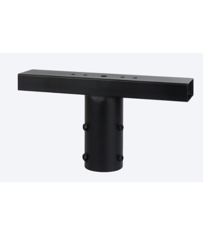 Schijnwerperbeugel voor Lichtmast / Lantaarnpaal - ZWART