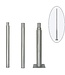 Reserveer: 3 Meter Lichtmast / Lantaarnpaal - GRIJS -  Max. 5 Meter verlengen