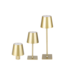 Oplaadbare LED Tafellamp Goud 4 IN 1, 3,5w, 400 Lumen, 2x 2000Mah Li-Ion batterij, CCT Switch 3000K/4000K/5000K, IP54, 2 Jaar Garantie