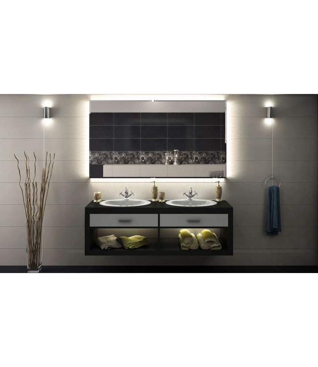 Aluminium Led Strip Profiel SLIM-Norman | Zwart |  16x6,3mm | Tot 2 Meter leverbaar