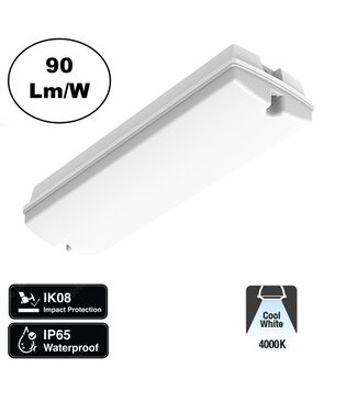Galerij / Portiek LED verlichting 3w, 280 Lumen, 4000K Neutraal Wit, IP65, 2 Jaar Garantie
