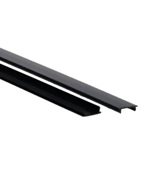 1 Fase Rail afdekstrook Zwart - 100 x 1,9cm