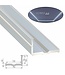 Aluminium Led Strip Profiel L-Hoek | ALU |  19,4x12,1mm | Tot 2 Meter leverbaar | Speciaal voor verlaagd plafond