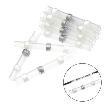 Soldeerhuls kabeldikte 0.25-0.34mm² | Wit | Per 50 Stuks
