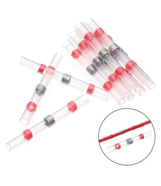 Soldeerhuls kabeldikte 0.5-1.00mm² | Rood | Per 50 Stuks