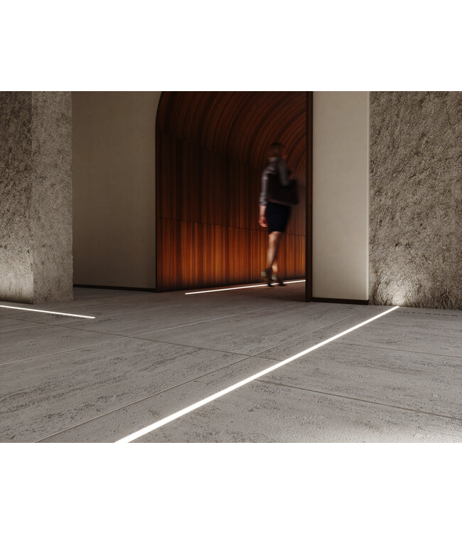 Tegel Aluminium Led Strip Profiel TERRA | Tot 15mm LED Strips | ALU | 18x12mm | Tot 2 Meter leverbaar